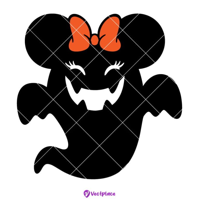 Minnie Mouse Ghost SVG Halloween SVG Vectplace