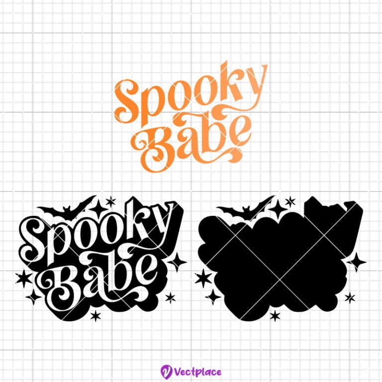 Spooky Babe Svg Halloween Svg Cut File Cricut Png Vector Vectplace