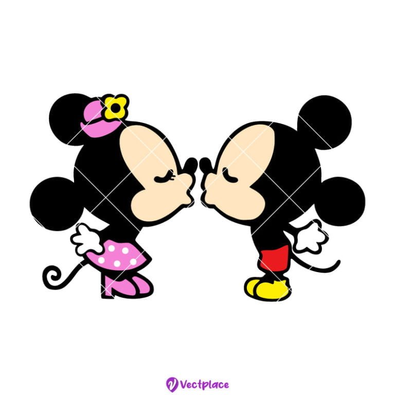 Mickey And Minnie Svg Valentine S Day Svg Cut File Cricut Png