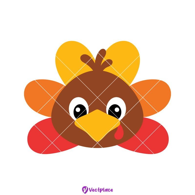 Baby Turkey Svg, Thanksgiving Svg, Cut File, Cricut, Png, Vector