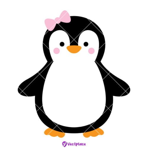 Cute Penguin SVG - Vectplace