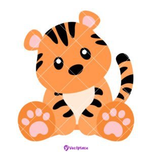 Cute Tiger SVG