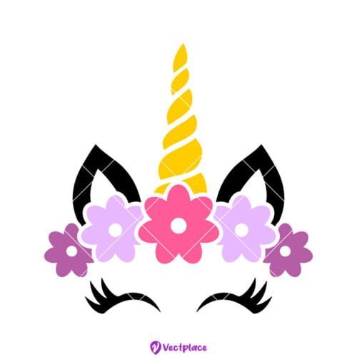 Cute Unicorn Svg, Cut File, Cricut, Png, Vector - Vectplace