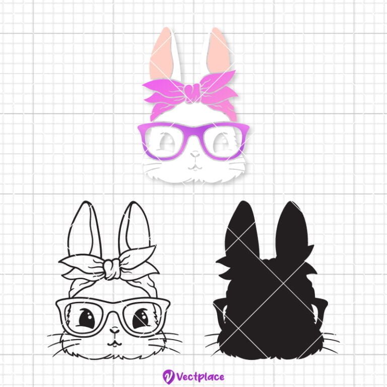 Hello Kitty Bunny Easter SVG - Vectplace