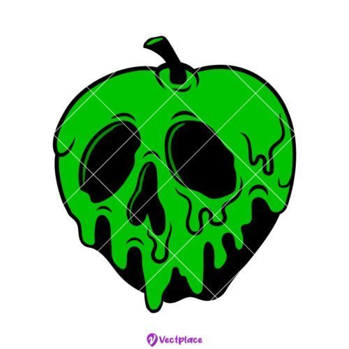 Snow White Poison Apple Svg, Apple Svg, Halloween Svg, Cut File, Cricut