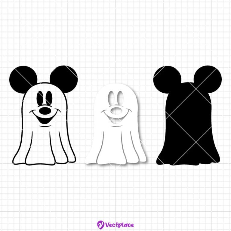 Mickey Mouse Ghost Svg, Halloween Svg, Cut File, Cricut, Png, Vector