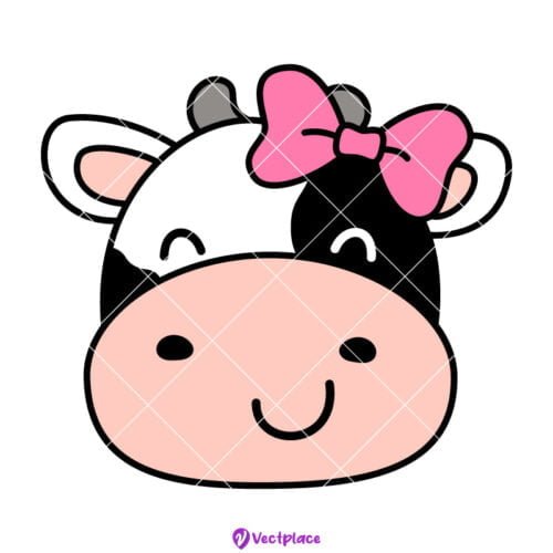 Cute Baby Cow Face Svg, Cut File, Cricut, Png, Vector - Vectplace