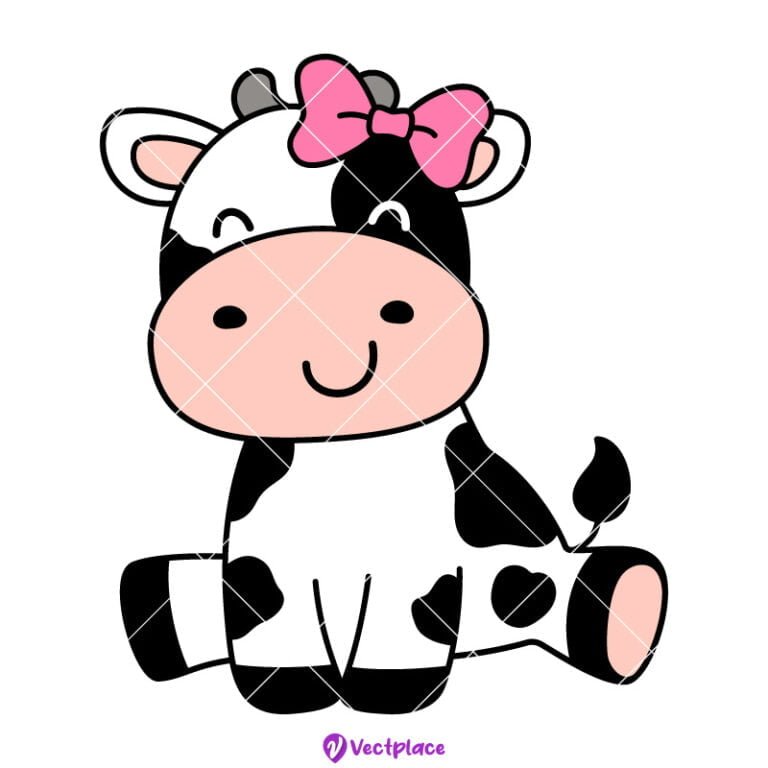 Cute Baby Cow Svg Cut File Cricut Png Vector Vectplace