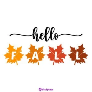 Hello Fall SVG | Autumn SVG