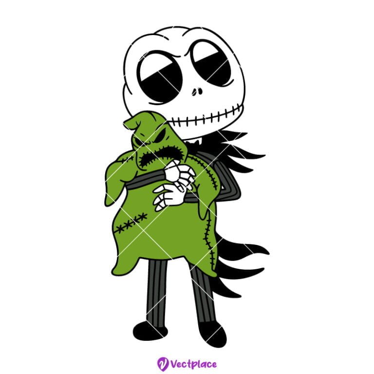 Jack And Baby Oogie Boogie Svg, Nightmare Before Christmas Svg