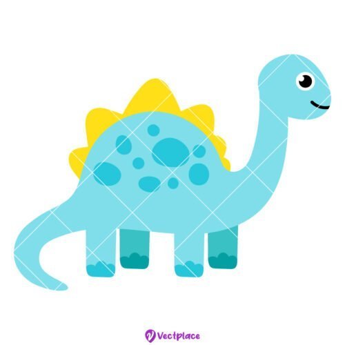 Dinosaur SVG Cute: Unleash Your Inner Paleontologist with Adorable Vector Graphics