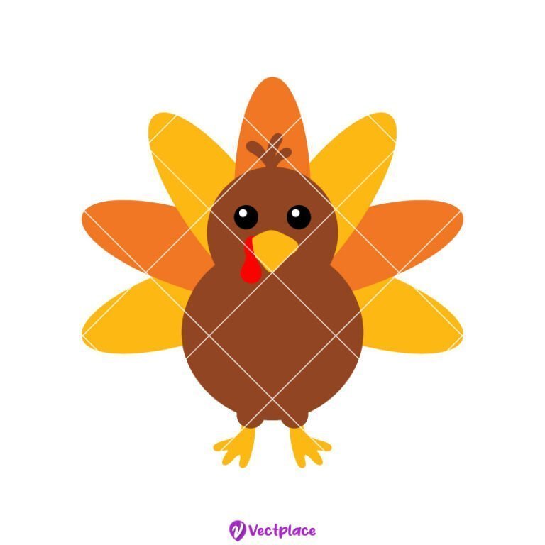 Baby Turkey Svg, Thanksgiving Svg, Cut File, Cricut, Png, Vector ...