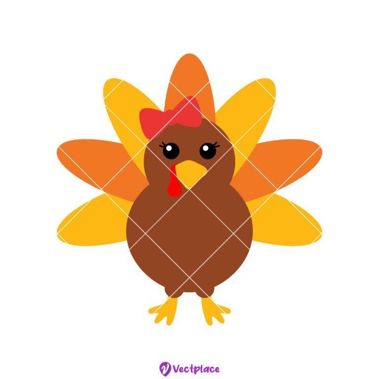 Baby Turkey Svg, Thanksgiving Svg, Cut File, Cricut, Png, Vector ...