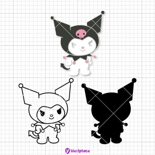 Kuromi Svg, Cut File, Cricut, Png, Vector - Vectplace