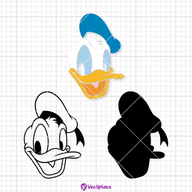 Donald Duck Svg Cut File Cricut Png Vector Vectplace 