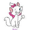 Cute Marie Aristocats Cat SVG