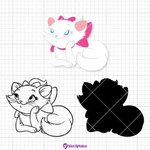 Marie Disney Svg Files Free Aristocats Svg Marie Svg The Aristocats