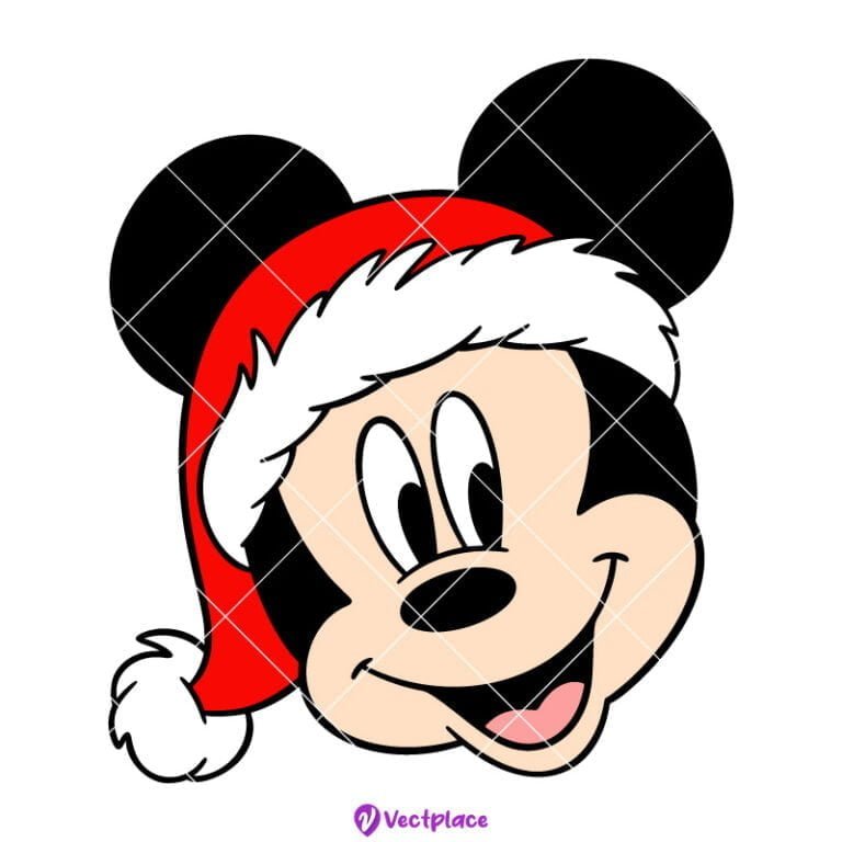 Mickey Mouse Christmas Svg, Santa Mickey Svg, Christmas Svg, Cut File ...