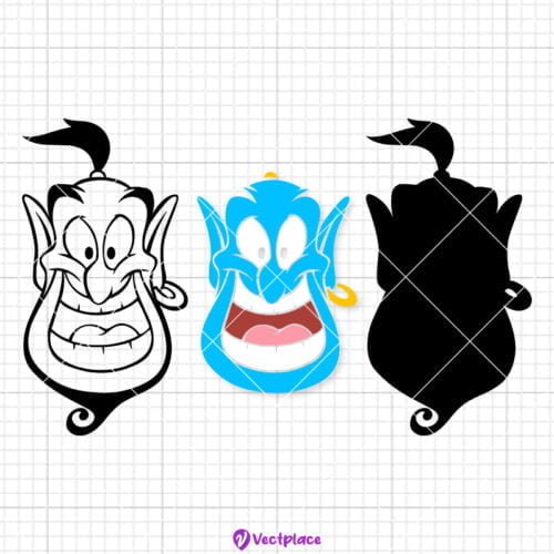 Aladdin Genie Svg, Cut File, Cricut, Png, Vector - Vectplace