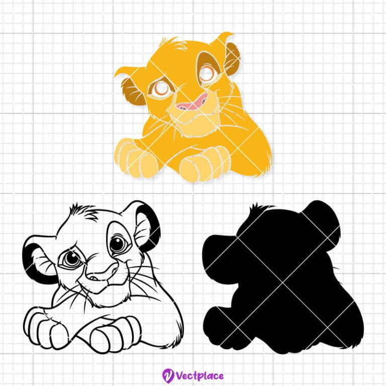 Lion King Simba Svg Cut Files Vector Svg Format - vrogue.co