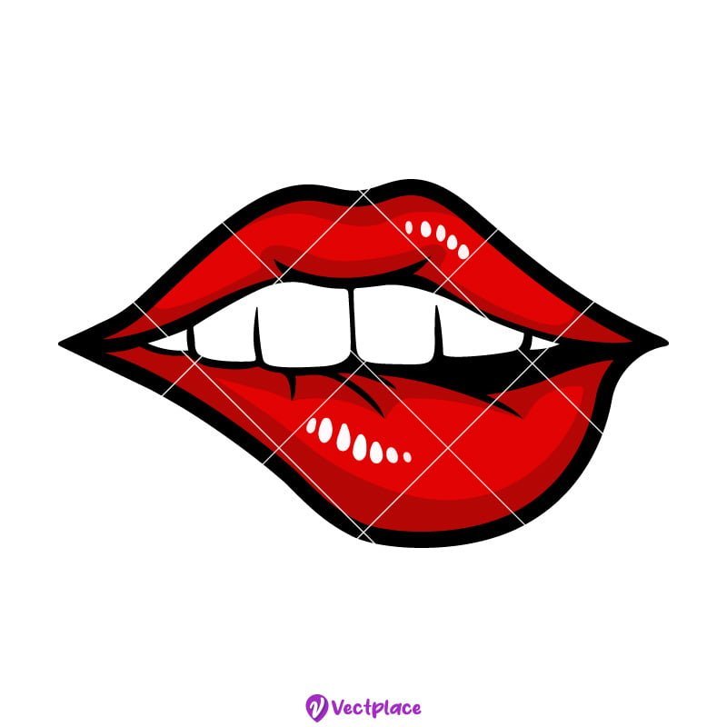 Lips SVG for Valentine's Day