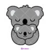 Mama And Baby Koala SVG