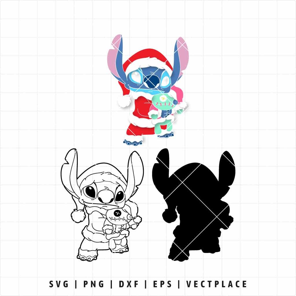 Christmas Stitch with Scrump Doll SVG - Image 2