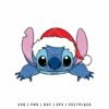 Stitch Santa Hat SVG PNG | Christmas Cut File for Cricut and Silhouette