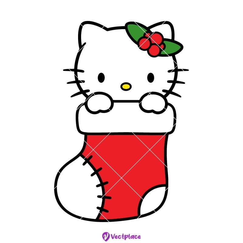 How to Draw Hello Kitty, Christmas Cartoons - oggsync.com