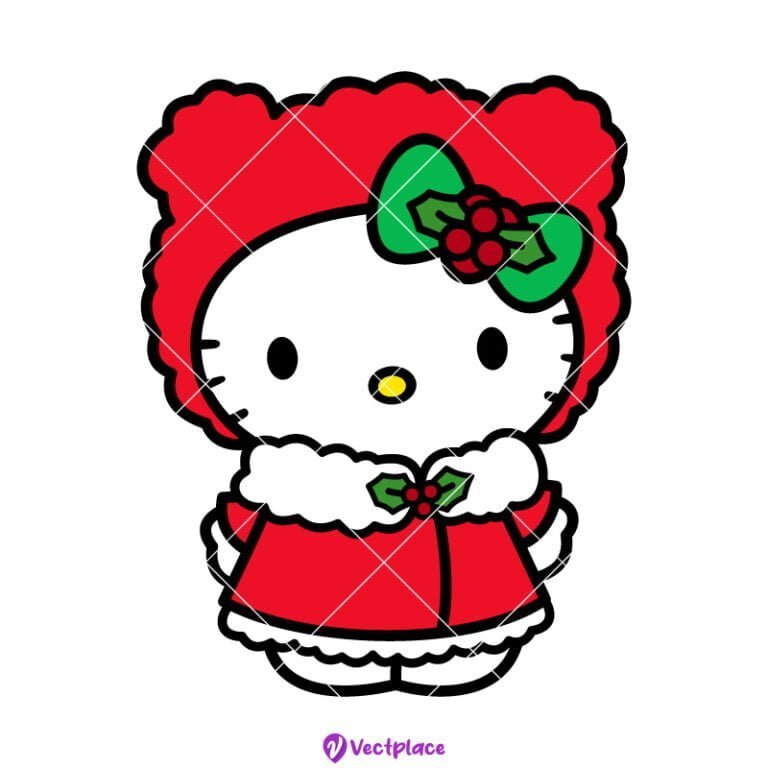 Hello Kitty Christmas Svg, Christmas Svg, Cut File, Cricut, Png, Vector ...