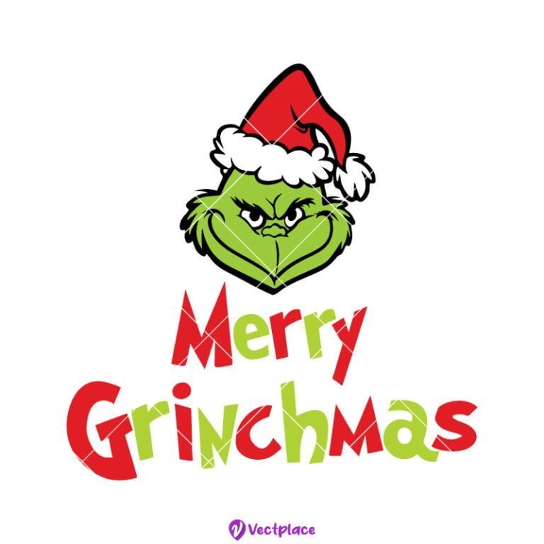 Merry Grinchmas Svg, Christmas Svg, Cut File, Cricut, Png, Vector