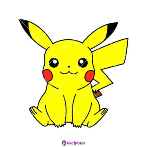 Pikachu Svg, Cut File, Cricut, Png, Vector - Vectplace