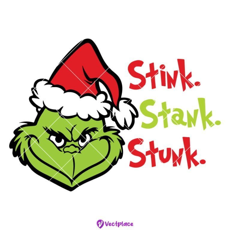 Stink Stank Stunk Svg, Grinch Svg, Christmas Svg, Cut File, Cricut, Png ...