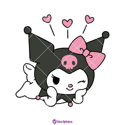 Kuromi Svg, Valentine's Day Svg, Cut File, Cricut, Png, Vector - Vectplace