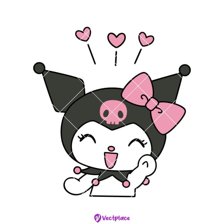 Kuromi Svg, Valentine's Day Svg, Cut File, Cricut, Png, Vector - Vectplace