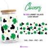 Mickey Mouse Svg, Patrick's Day Svg for Libbey 16oz Can Glass