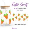 Mouse Ears Easter Carrots Svg for Libbey 16oz Can Glass