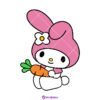 My Melody Easter SVG