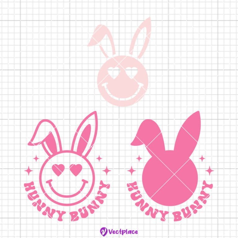 Hunny Bunny SVG for Easter - Vectplace