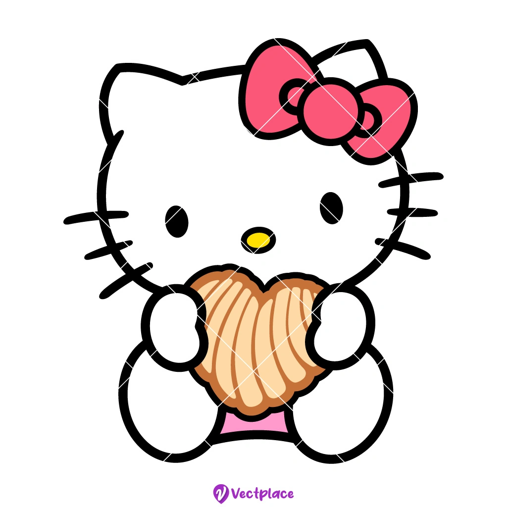 Concha Hello Kitty SVG