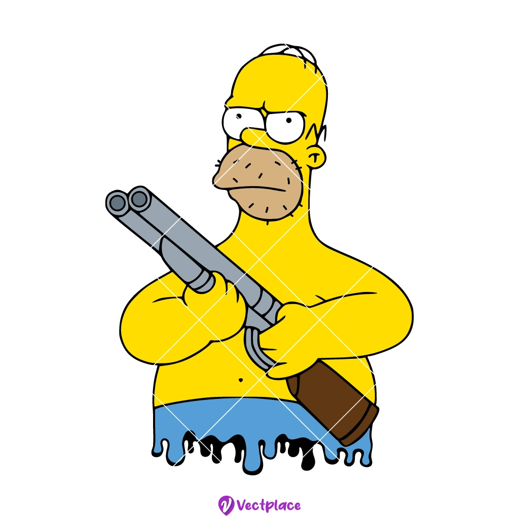 Free Homer Simpson SVG