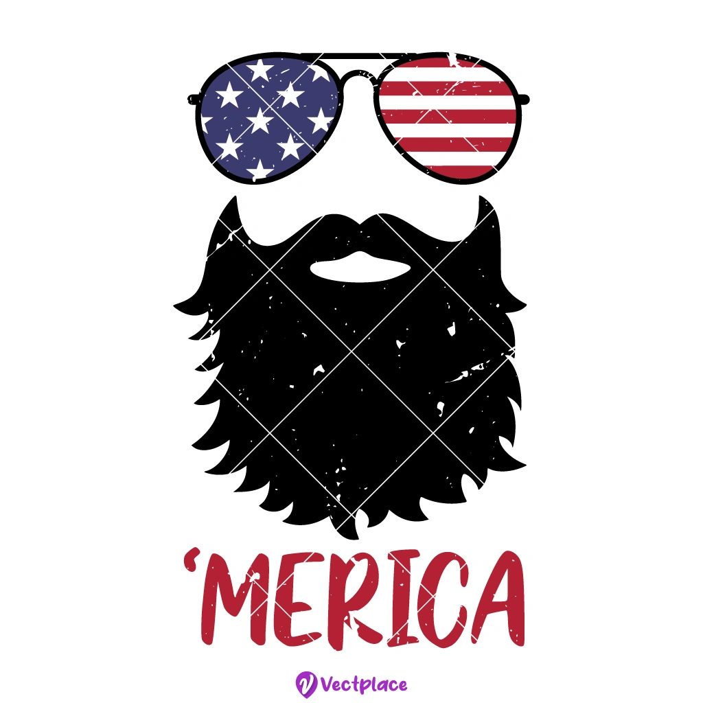 Merica SVG for 4th of July