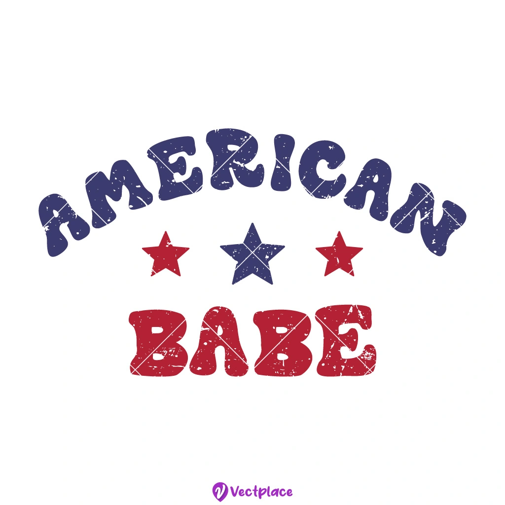American Babe SVG for 4th Of July