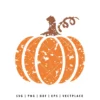 Distressed Pumpkin Fall SVG