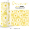 Daisies Tumbler Wrap 20oz PNG