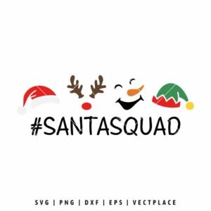 Santa Squad Christmas SVG