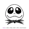 FREE Cute Jack Skellington SVG