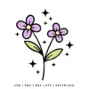 Delicate Wildflower SVG