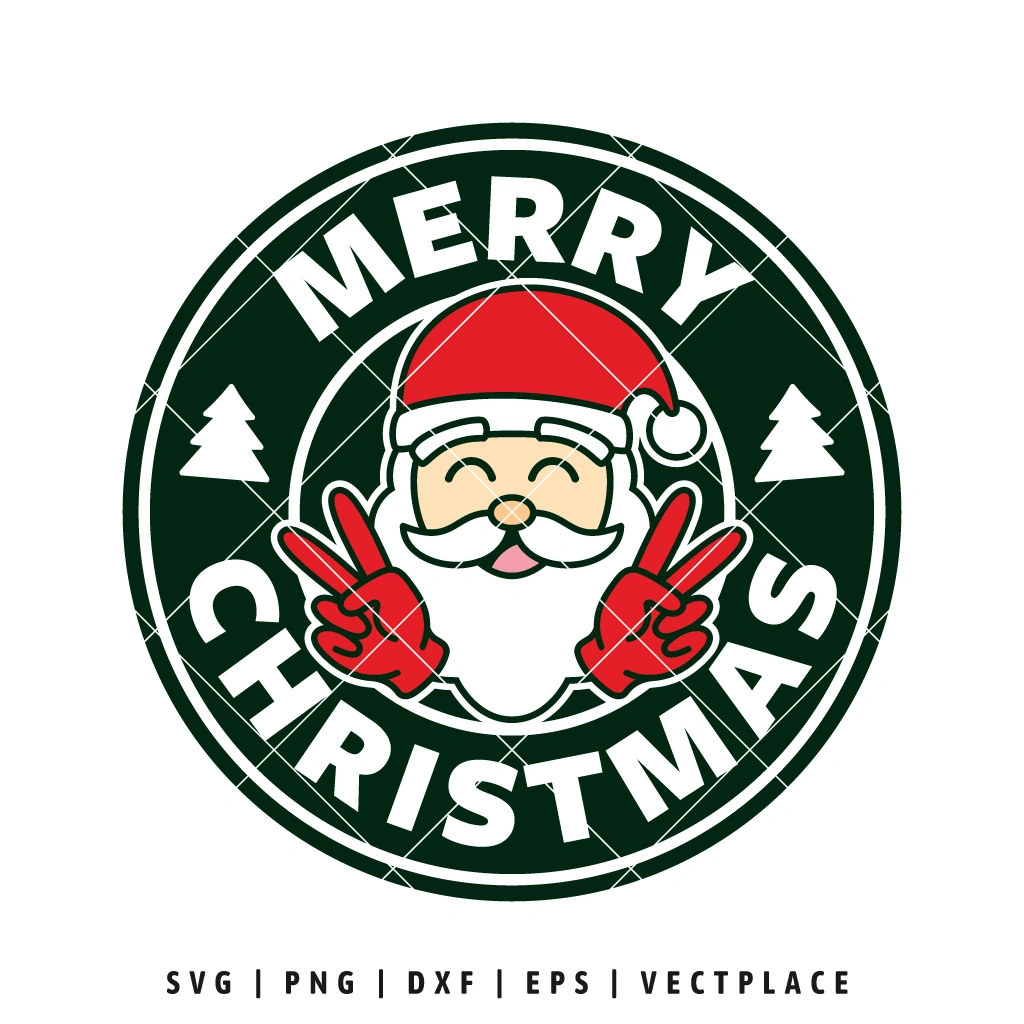 Christmas Coffee SVG  Starbucks Coffee SVG - Vectplace