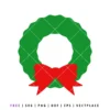 FREE Christmas Wreath SVG